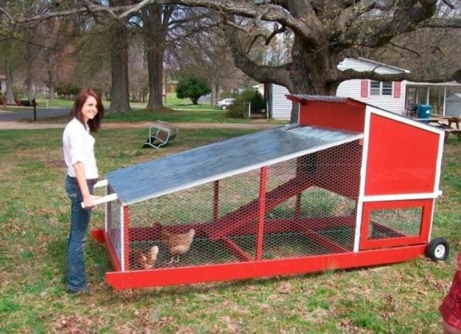 Tractor Chicken Coop Plan