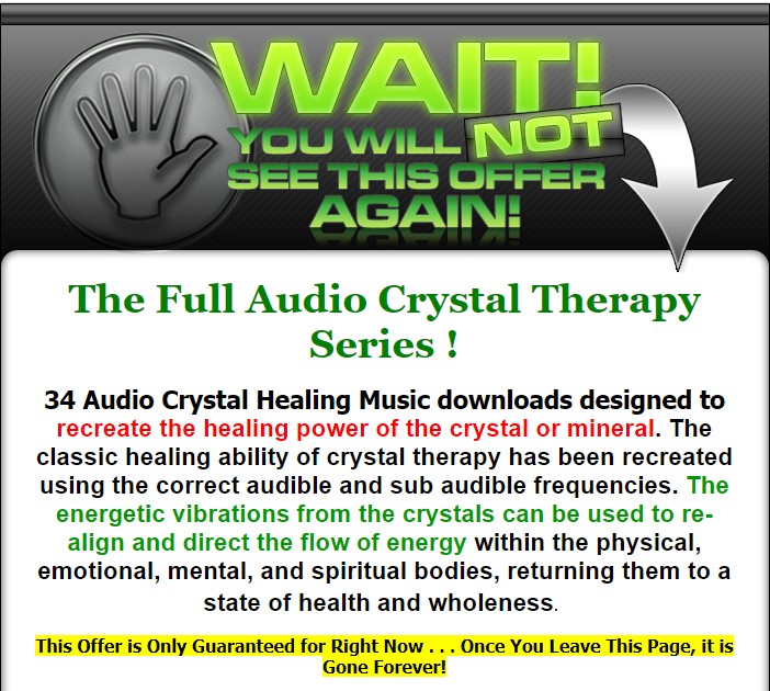 Audio Crystal Therapy Review